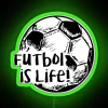 Futbol Is Life RGB Neon Sign - Image 4