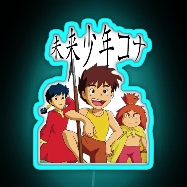 Future Boy Conan RGB Neon Sign
