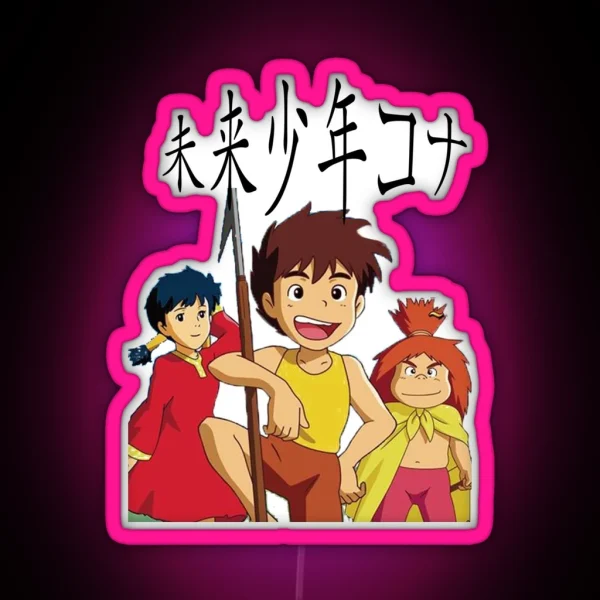 Future Boy Conan RGB Neon Sign