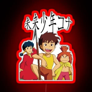 Future Boy Conan RGB Neon Sign