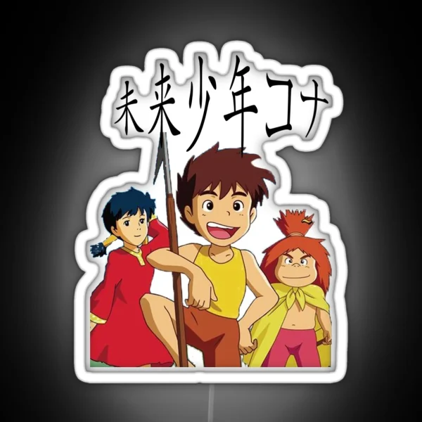 Future Boy Conan RGB Neon Sign