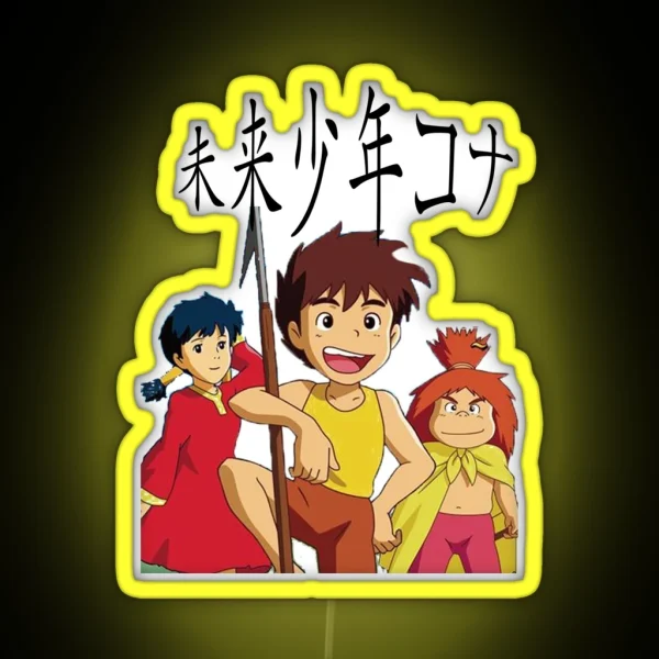 Future Boy Conan RGB Neon Sign