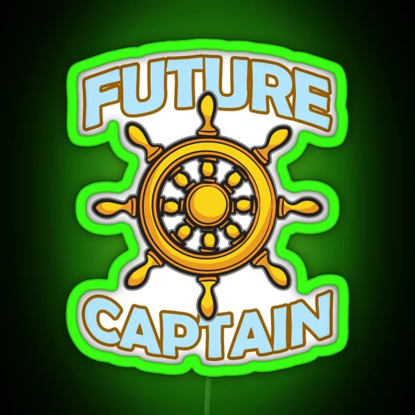 Future Captain Sailor Boy Girl RGB Neon Sign