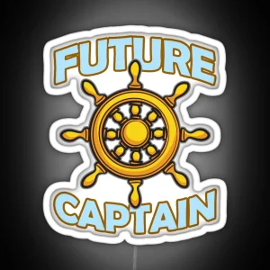 Future Captain Sailor Boy Girl RGB Neon Sign