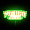 Future Cat Lady RGB Neon Sign - Image 4