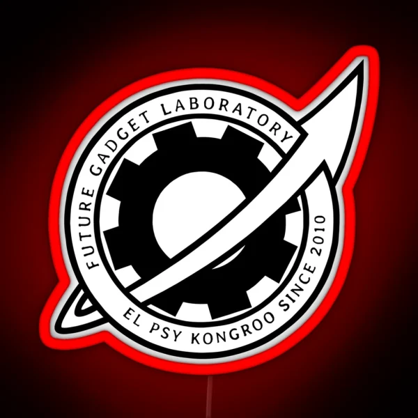 Future Gadget Laboratory Logo Led Steins Gate Anime RGB Neon Sign