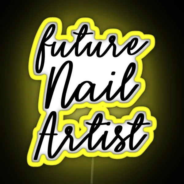 Future Nail Artist RGB Neon Sign
