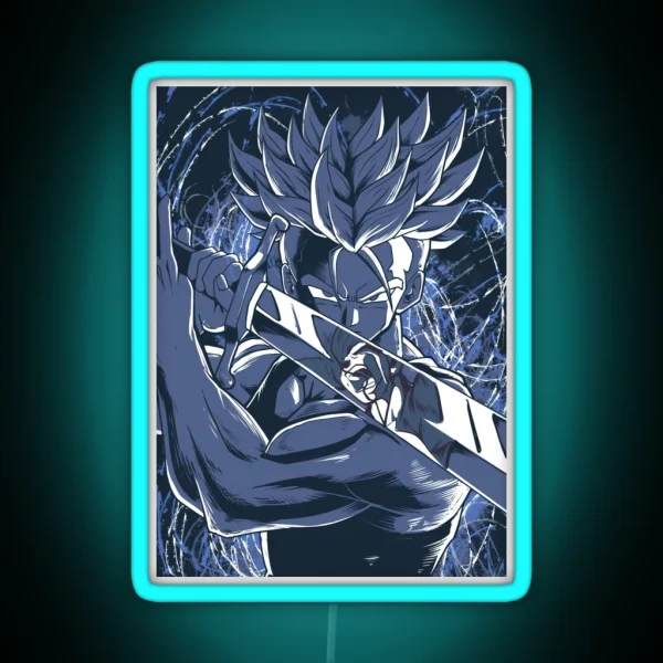 Future Trunks RGB Neon Sign