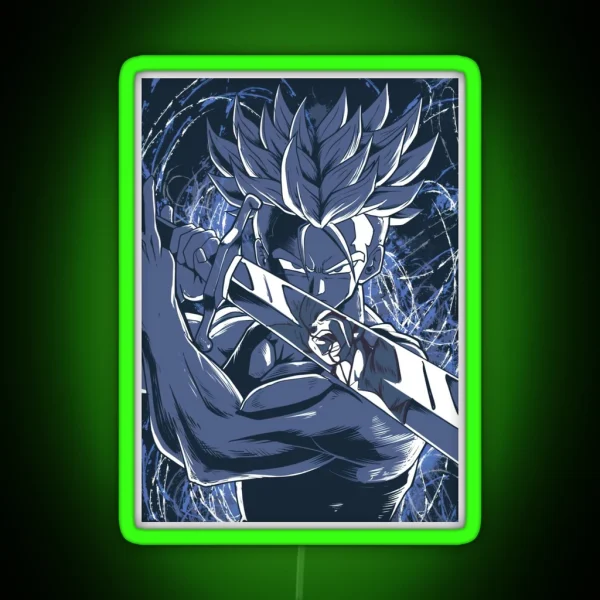 Future Trunks RGB Neon Sign