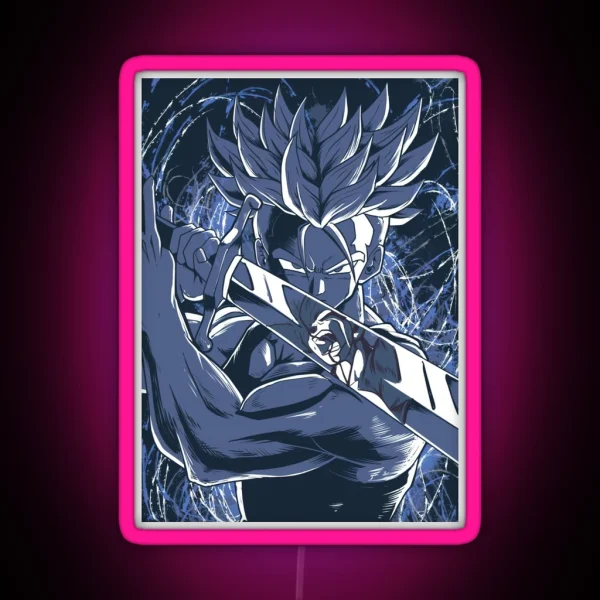 Future Trunks RGB Neon Sign