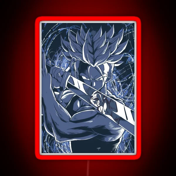 Future Trunks RGB Neon Sign