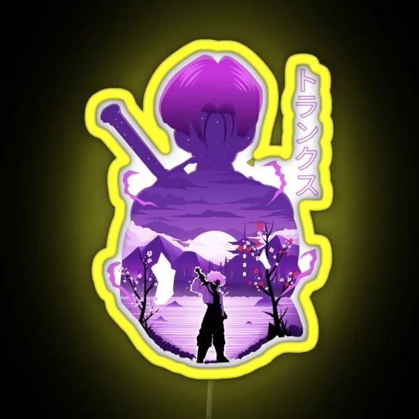 Future Trunks Ukiyo E RGB Neon Sign