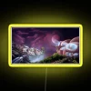 Futuristic Bubble City RGB Neon Sign - Image 6