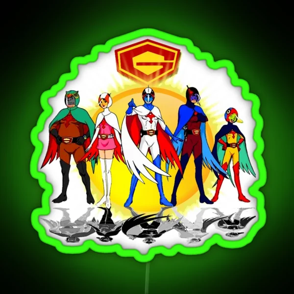G Force Logo RGB Neon Sign