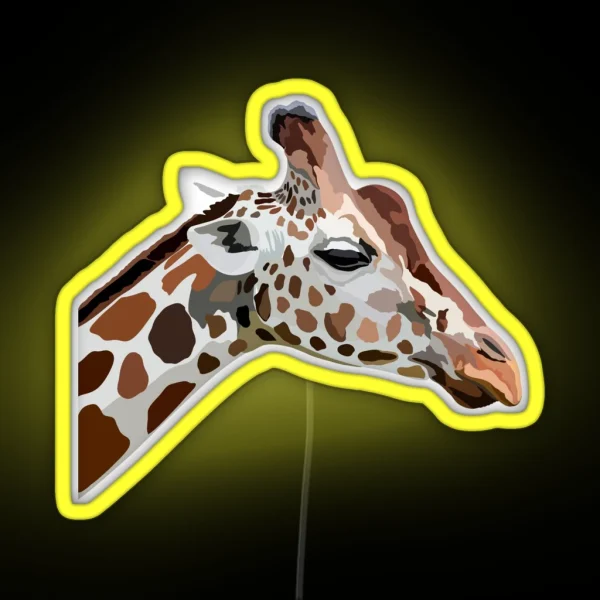 G Is For Giraffe RGB Neon Sign