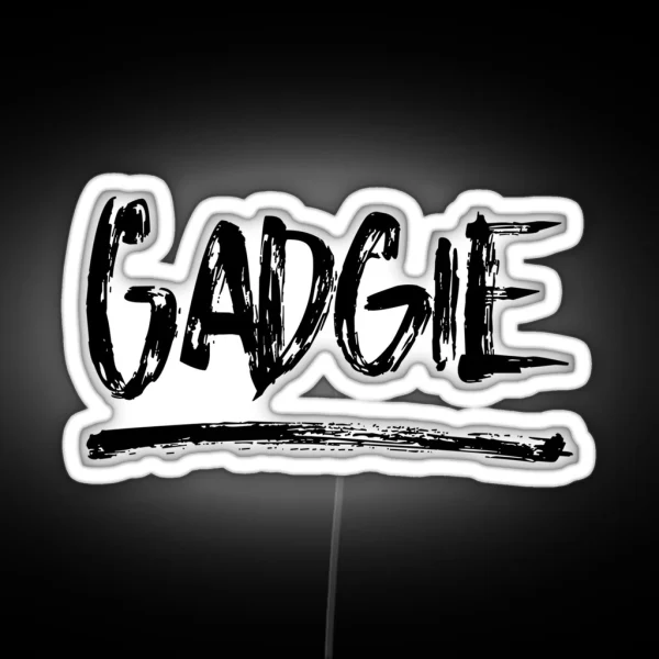 Gadgie Newcastle Geordie Dialect Slang RGB Neon Sign