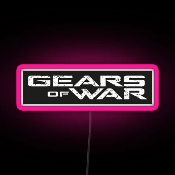 Gag Gears Of War Settlers Gears Of War Of Catan Gears RGB Neon Sign