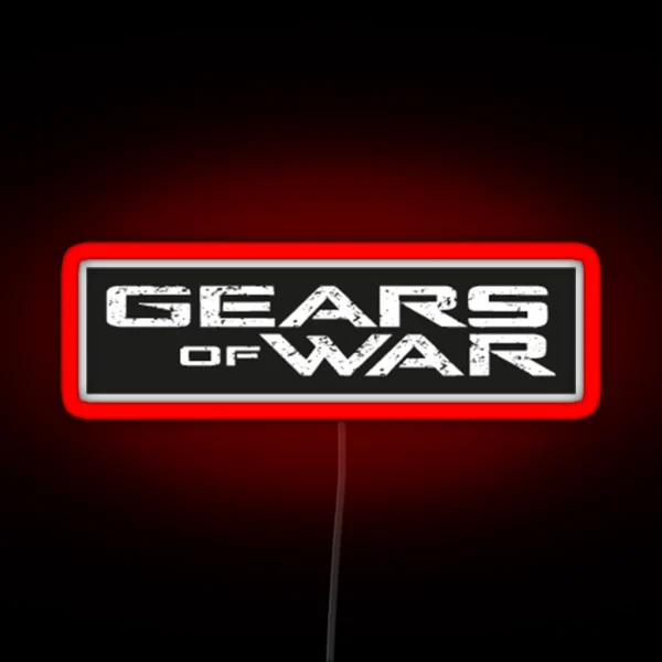 Gag Gears Of War Settlers Gears Of War Of Catan Gears RGB Neon Sign