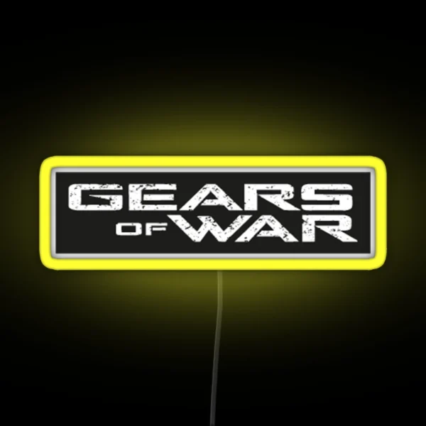 Gag Gears Of War Settlers Gears Of War Of Catan Gears RGB Neon Sign