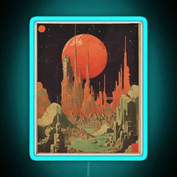 Galactic Enclave RGB Neon Sign