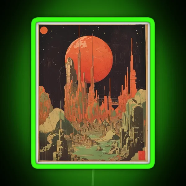 Galactic Enclave RGB Neon Sign