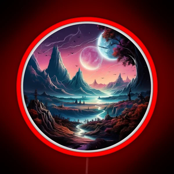 Galactic Landscape 2 RGB Neon Sign