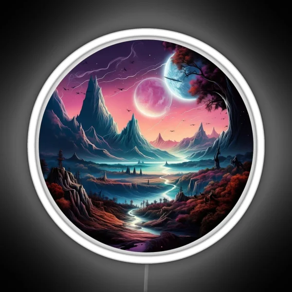 Galactic Landscape 2 RGB Neon Sign