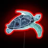 Galaxy Sea Turtle RGB Neon Sign - Image 2