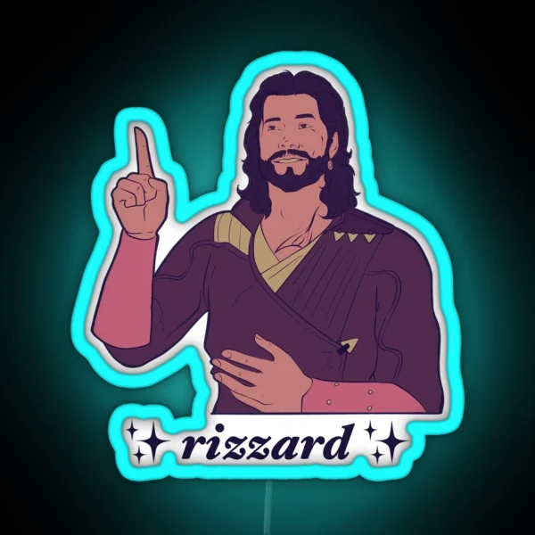 Gale Dekarios Rizzard Of Waterdeep RGB Neon Sign