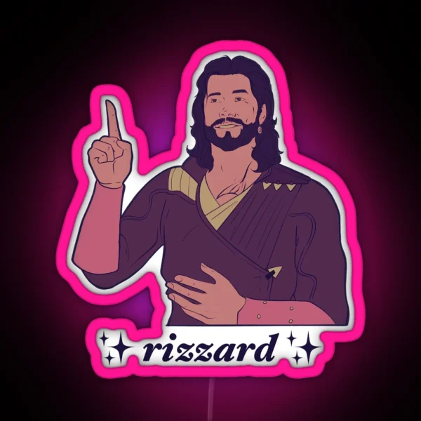 Gale Dekarios Rizzard Of Waterdeep RGB Neon Sign