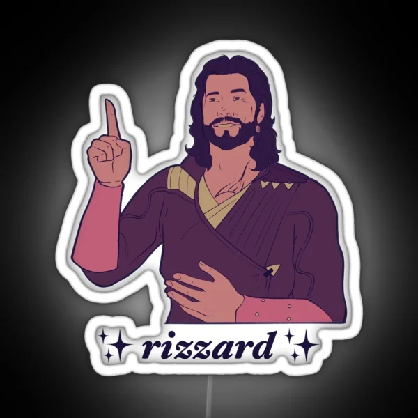 Gale Dekarios Rizzard Of Waterdeep RGB Neon Sign