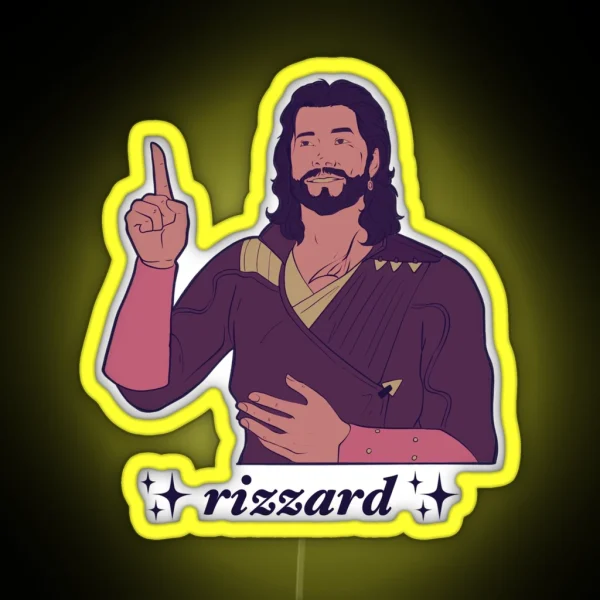 Gale Dekarios Rizzard Of Waterdeep RGB Neon Sign