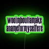 Gambit Make A Name For Myself RGB Neon Sign - Image 4