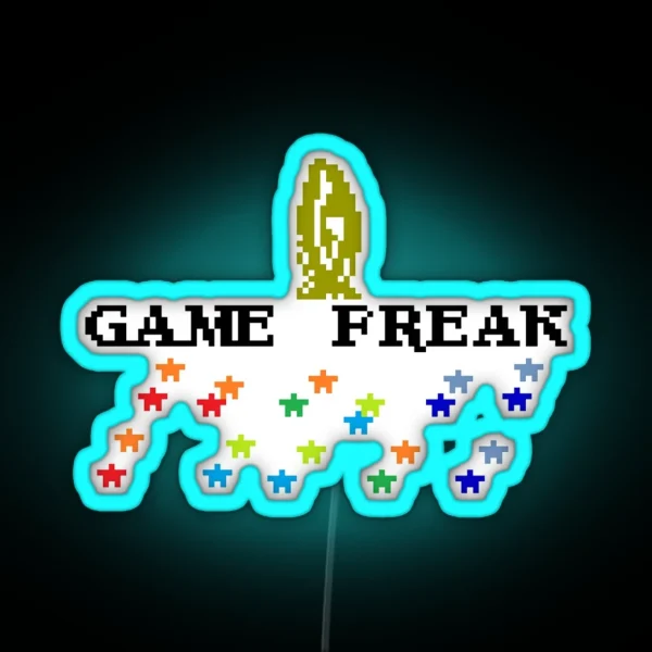 Game Freak RGB Neon Sign