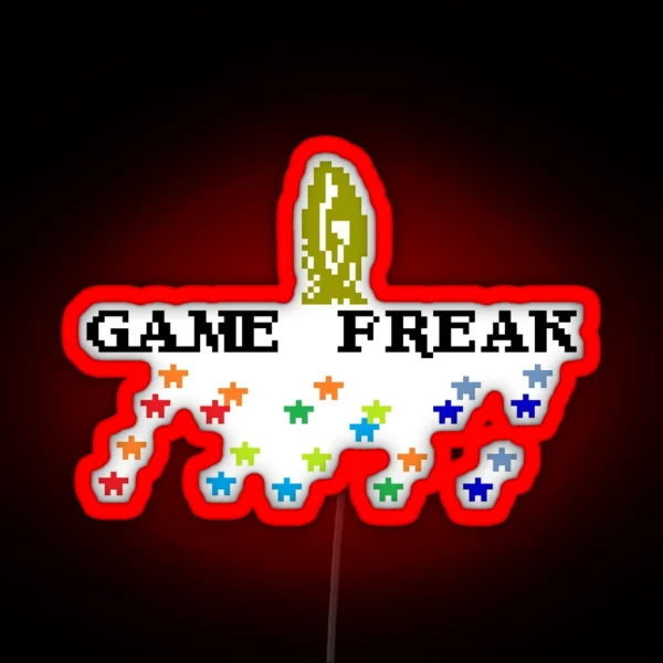 Game Freak RGB Neon Sign