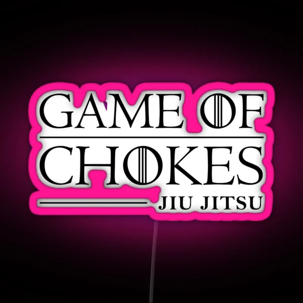 Game Of Choker RGB Neon Sign