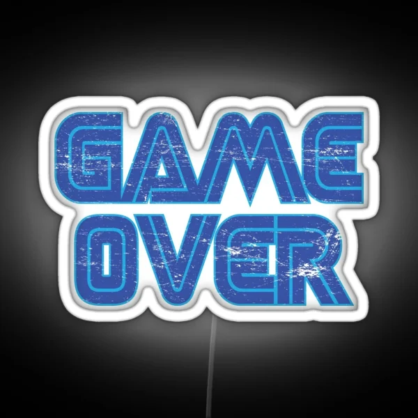 Game Over 2 RGB Neon Sign
