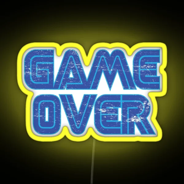 Game Over 2 RGB Neon Sign