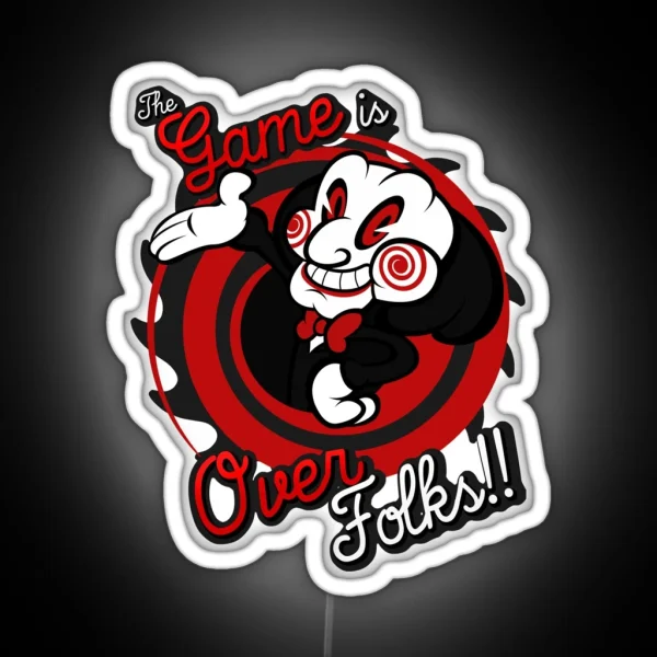 Game Over Folks RGB Neon Sign