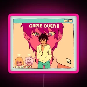 Game Over L RGB Neon Sign