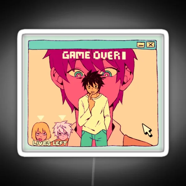 Game Over L RGB Neon Sign