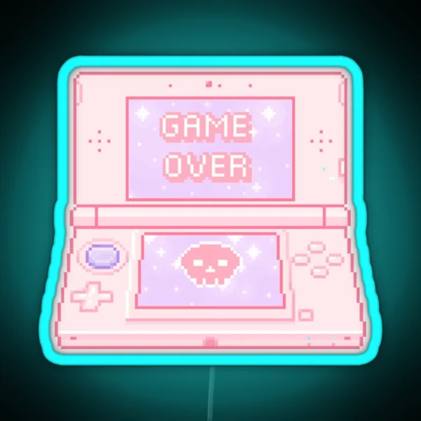 Game Over RGB Neon Sign