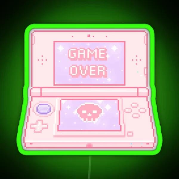 Game Over RGB Neon Sign