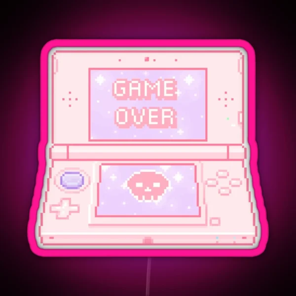 Game Over RGB Neon Sign