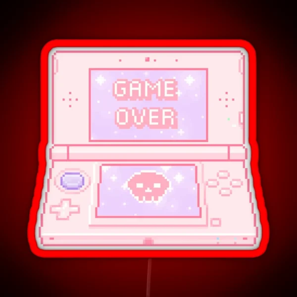 Game Over RGB Neon Sign
