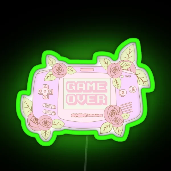 Game Over RGB Neon Sign