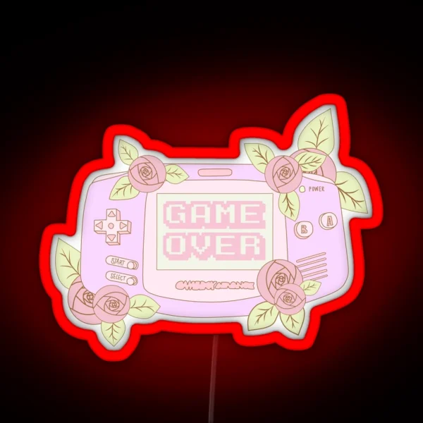 Game Over RGB Neon Sign