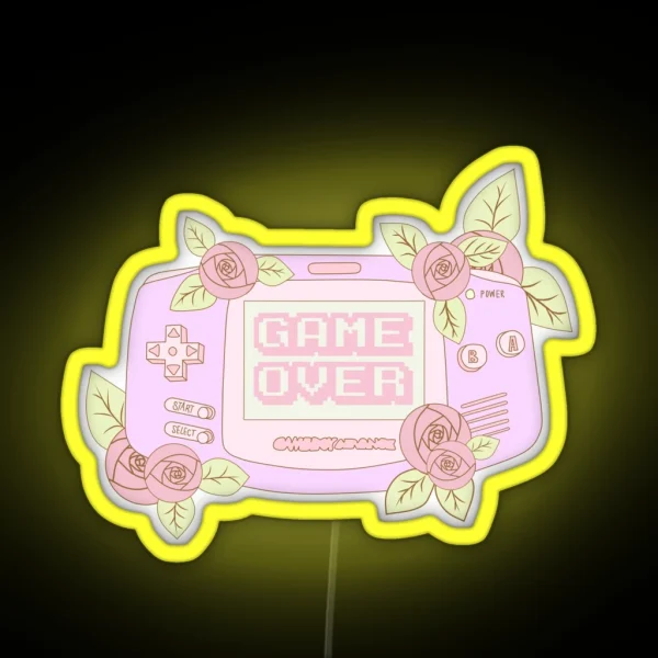 Game Over RGB Neon Sign