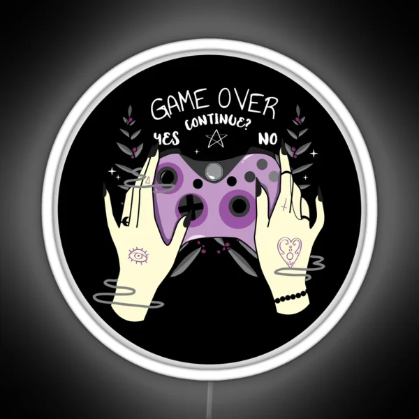 Game Over RGB Neon Sign