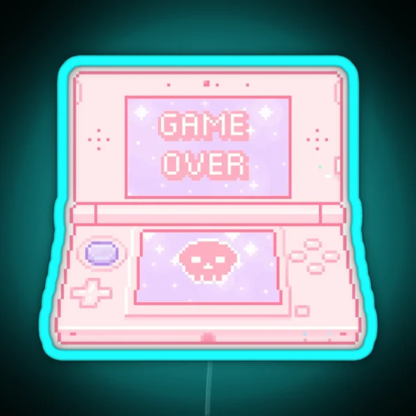 Game Over RGB Neon Sign